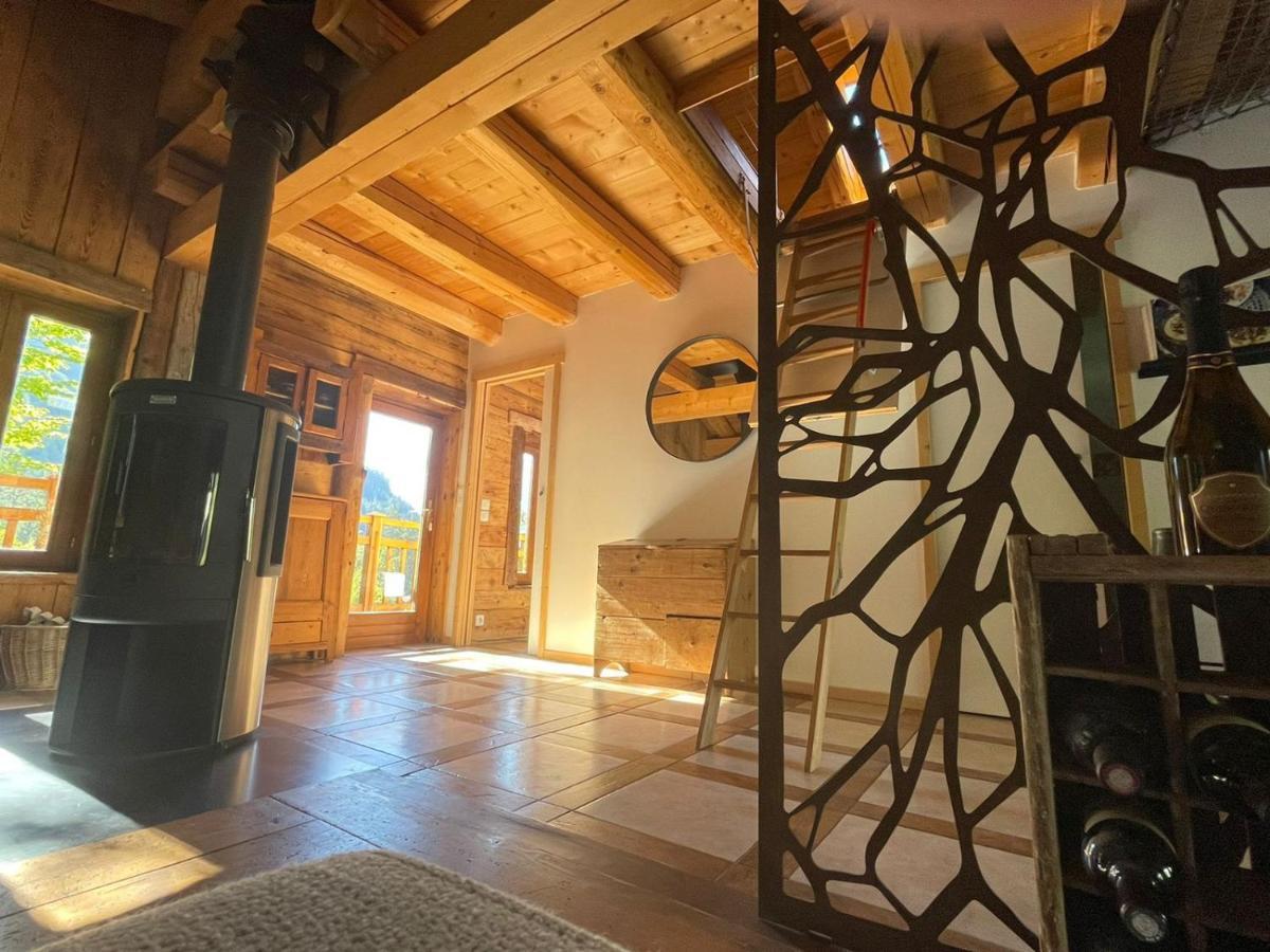 Magnifique Chalet Dans La Vallee De Chamonix Servoz Exterior foto